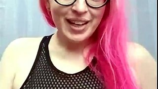 Big Boobed Blonde Masturbates With A Dildo In The Bathroom