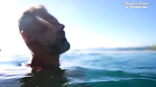 Underwater clip with flawless Mugur and Julia North from Mugur Porn