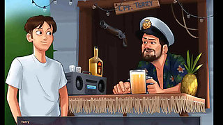 Summertime saga: guy caught two lesbians having sex ep 146