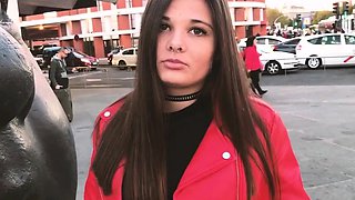 Pierced Latina Picked Up And Fucked For Cumload