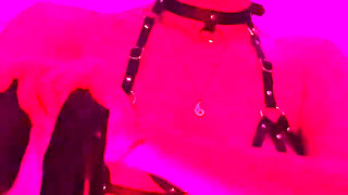 Latex Dominatrix - Strap-on, Whip & Absolute Obedience Tease