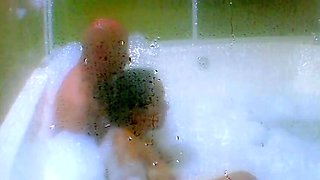 Amateur MILF Cougar Gets Cum Load in Jacuzzi - Hot Spanish Couple Fun