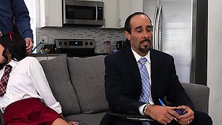 Caught! My Honor Student Girlfriend and I Fuck While Her