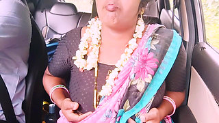 Desi Bhabi Betrays Her Husband by Going on Secret Long Drives with His Younger Stepbrother