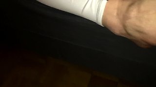 Sexy College Teen Takes Off Runners and Dirty Socks to