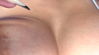 Face Buried in My Breast with My Strap-on Buried in Your Ass