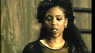 Big Titted Black Slut From Germany Licking Feet and Heels