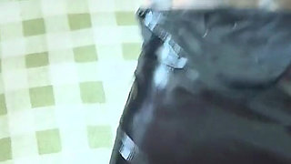 Hot Handjob with Latex Gloves