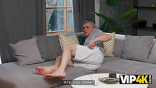 VIP4K. I was so Horny that I just had to Seduce my Boyfriend's Daddy, and it was totally worth it