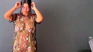 Beautiful brunette with big boobs jerk off instrucions