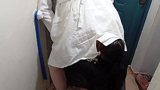 I Caught My Doctor Masturbating and Helped Him Cum