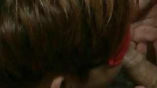 Full Load of - Blindfolded I Get a Thick Load of in My Mouth and Have to Swallow Well.