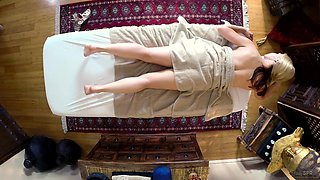 Tricks For Trixy (HARDCORE) - Hairy pussy blonde Sarah Vandella dicked after full body massage - Sarah vandella