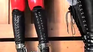 Fetish strapon femdoms cumshot fucking bdsm victim
