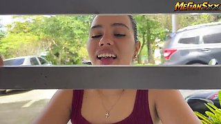 Busty Latina Neighbor Needs a Cup of Rice – And My Cock