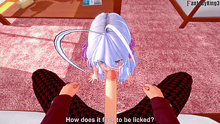 Hot Teacher Rossweisse Invites Me to Her House to Fuck