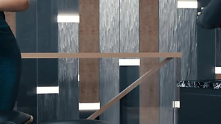 Cybernetic Seduction by 1thousand - Unexpected Threesome, Anal and Blow in a Row 34