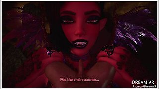 Giant Succubus Queen Femdom Pov ( Giantess , Miniguy, Vore, Role Reversal, Macro Fetish, Monster Girl Animation)