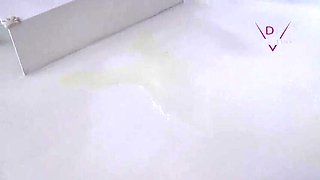 DirtyTina Horny Piss Trilogy - German MILF Solo Pee Action