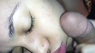 Rei da Safadeza Face Fuck & Cum in Mouth - Big Cock Cumshot Close Up