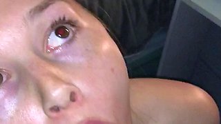 Blowjob Stunning blonde amateur takes big cock