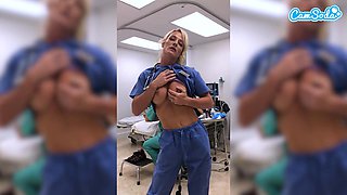 Fit MILF Nurse Gets Fired for Masturbating at Work by CamSoda: Big Tits, Blonde  Hd Porn Porn