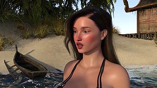 Indian college girls, beach, hard fuck