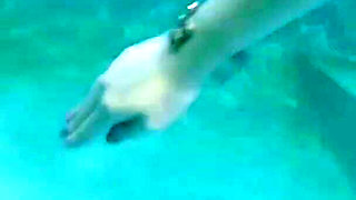 Sunny Lane sucks cock underwater
