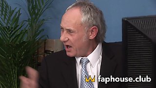 Group Orgy with Three Sexy Office Hoes and Their Bosses