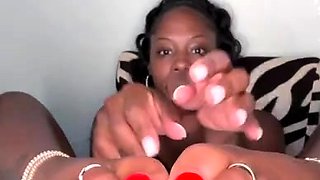 Hot Black Maid Does Some Webcam Black and Ebony