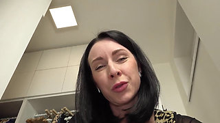 Eager MILF with a wet hole tries to play it cool in POV