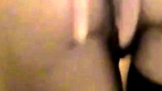 Italian Amateur Fingers Ass on Webcam