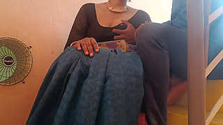 Stairs romance housewife