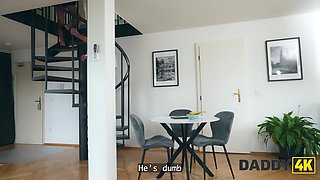 Roksolana Mir In Big Tits Teen 18+ Girl Cheats On Her Boyfriend With His Stepdaddy In Front Of Him