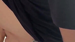 Amateur milf handcuffs her husband to dancing pole and drains his balls giving blowjob