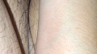 Arab step mom hand grabs Indian step son big balls