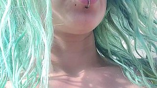 Real amateur couple outdoor ass fuck and anal creampie in hd