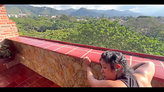 I Fuck My Wife's Stepdaughter at Home While She's Not Home, I Cum in Her Mouth. Homemade Mexican