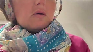 Hot Mess MILF & a Close up View of Her Beautiful Pissing Pussy After Doing the Desperate Toilet Dance!