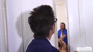 Conny Dachss Wild Office Bash Ignites Steamy Heat