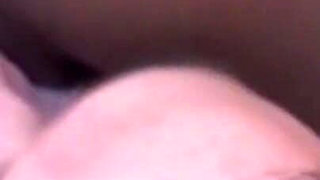 Curly Ebony Amateur Worships Cock Until Covered