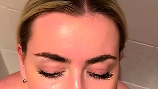POV Handjob Blowjob cumshot compilation