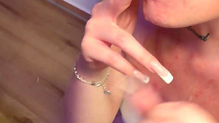 My First Asmr Smoking Blowjob