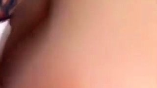 Close up with blonde hottie blowing a large dick