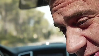 Two Men Hit a Hitchhiker