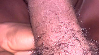 Getting Toe Clenching in Head in Sexy Pink Lighting by Horny Ebony Teen Close up