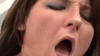 Busty Casey Cumz sucks and has interracial sex with big black cock