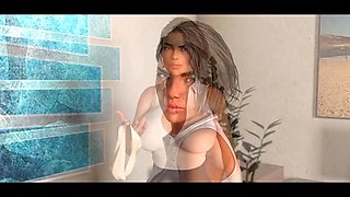 Life in Santa County - episode featuring Misskitty2k in a wild three-way anime scene