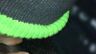 Mixed Lightskin Tattooed Chick Car Head