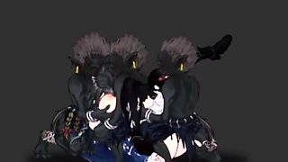 Aradia gangbanged by Goblins test animation version [D-lis]